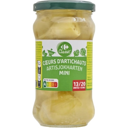 Coeurs d'Artichauts Mini CARREFOUR CLASSIC'
