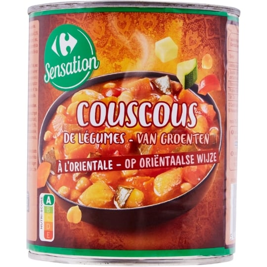 Coucous de légumes à l'orientale CARREFOUR SENSATION