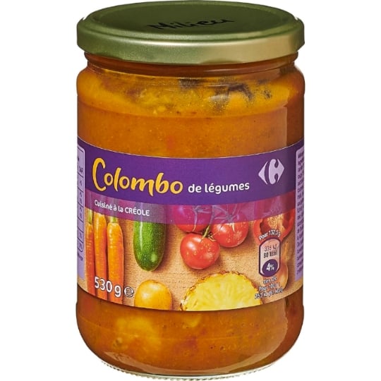 Colombo de légumes à la créole CARREFOUR SENSATION