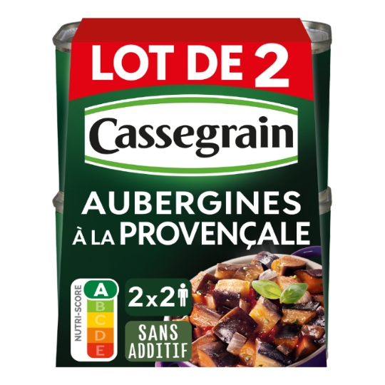 Aubergines à la Provençale CASSEGRAIN