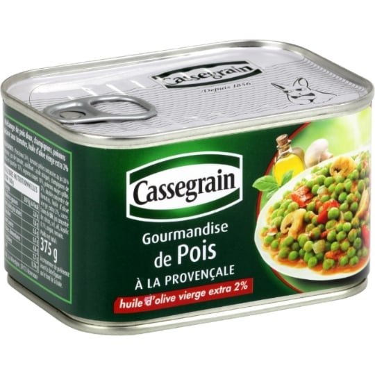Légumes cuisinés pois à la provençale CASSEGRAIN