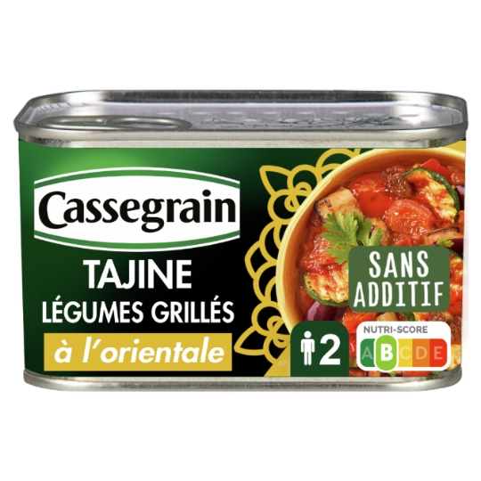 Tajine de légumes grillés à la coriandre CASSEGRAIN