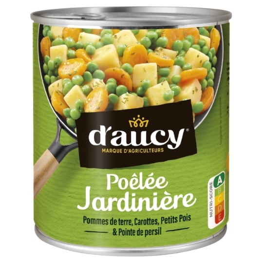 Légumes cuisinés  poêlée jardinière D'AUCY