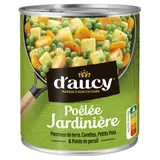 Légumes cuisinés  poêlée jardinière D'AUCY
