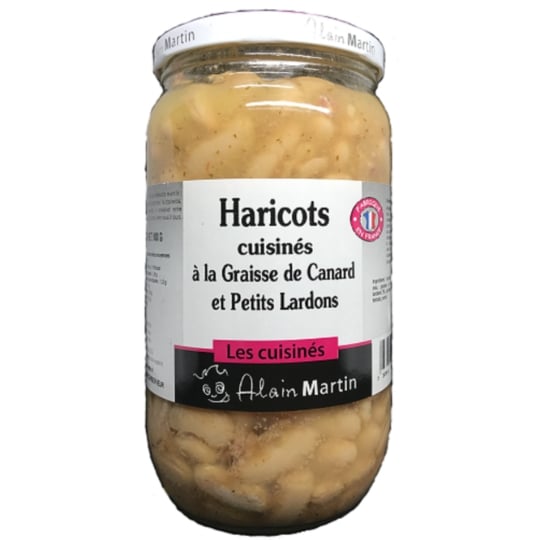 Haricots cuisinés graisse de canard ALAIN MARTIN