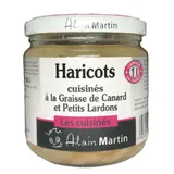 Plat cuisiné Haricots à la graisse de canard et petits lardons  ALAIN MARTIN