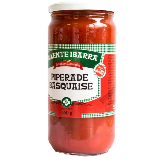 Plat cuisiné piperade basquaise GASTRONOMIE BASQUE