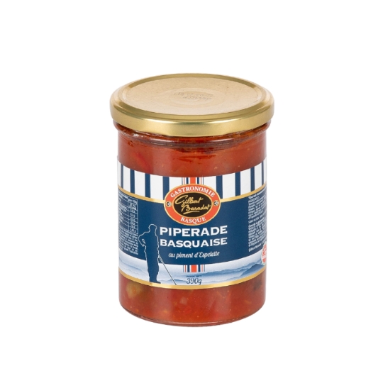 Plat cuisiné piperade basquaise GASTRONOMIE BASQUE