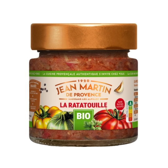 Riste d'Aubergine la Ratatouille Bio JEAN MARTIN DE PROVENCE