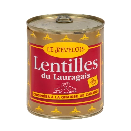 Lentilles du Lauragais graisse canard LE REVELOIS