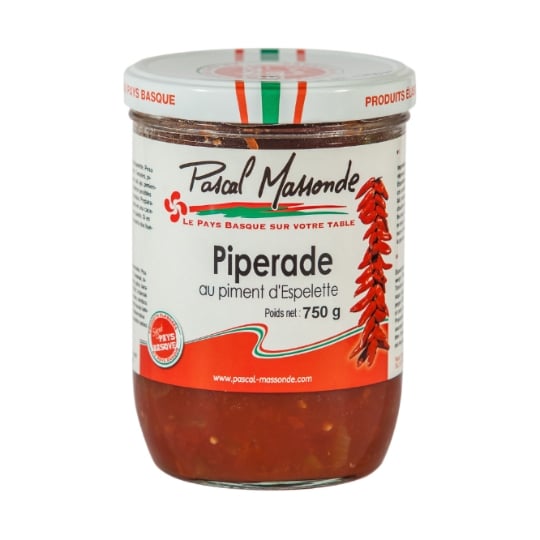 Piperade  au piment d'Espelette  PASCAL MASSONDE