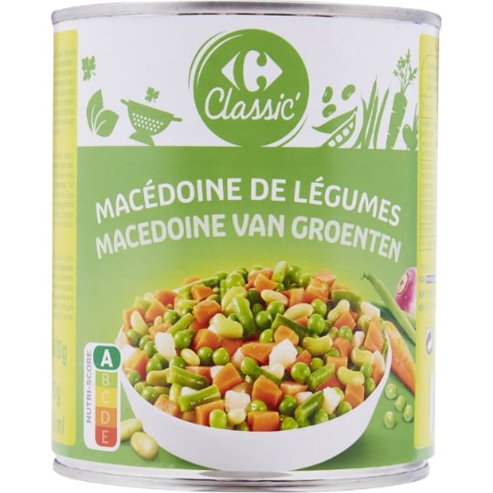 Macédoine de légumes CARREFOUR CLASSIC'