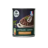 Lentilles cuisinées à l'Auvergnate CARREFOUR EXTRA