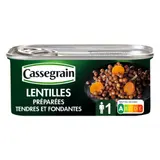 Lentilles préparées tendres et fondantes CASSEGRAIN