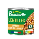 Lentilles Cuites dans tres peu de Jus BONDUELLE