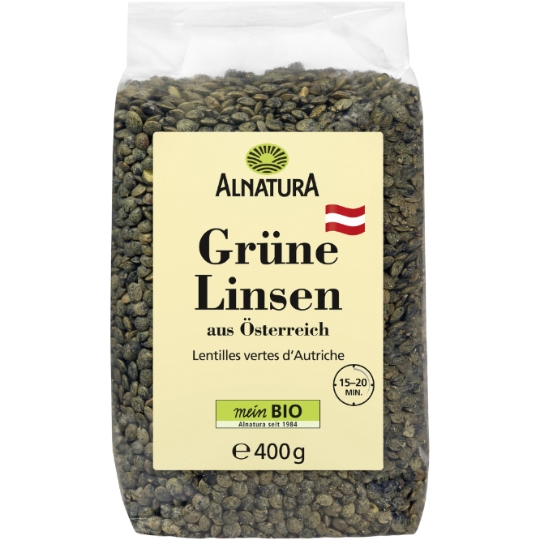 Lentilles vertes ALNATURA