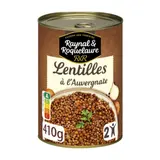 Plat Individuel Lentilles cuisinées RAYNAL ET ROQUELAURE