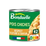 Pois chiches cuits dans très peu de jus BONDUELLE
