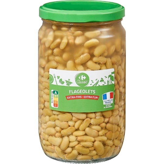 Flageolets Extra-Fins CARREFOUR CLASSIC'