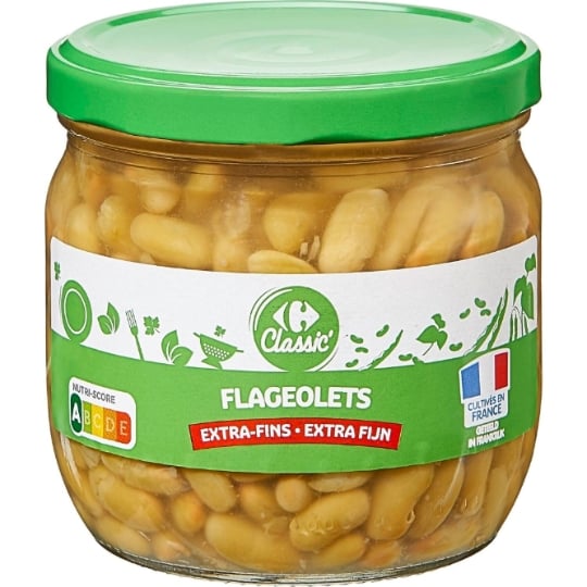 Flageolets verts extra-fins CARREFOUR CLASSIC'