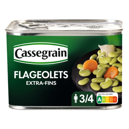 Flageolets  préparés extra-fins CASSEGRAIN