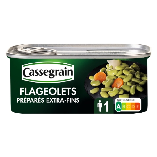 Flageolets  préparés extra-fins CASSEGRAIN