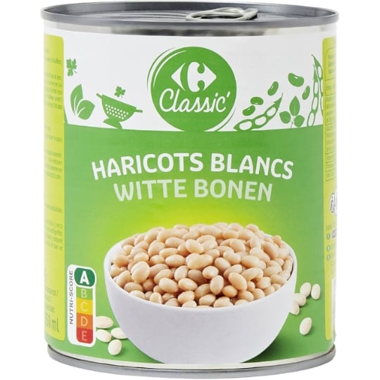 Haricots blancs blancs CARREFOUR CLASSIC'