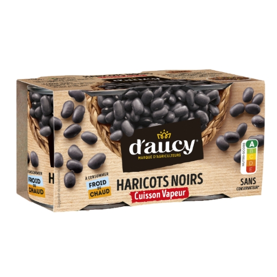 Haricot Noirs Cuisson Vapeur D'AUCY