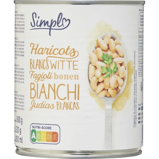 Haricots blancs blancs SIMPL