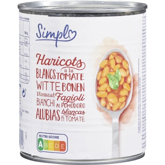 Haricots blancs à la sauce tomate