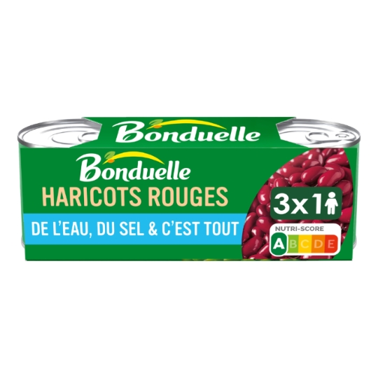 Haricots rouge jus nature BONDUELLE