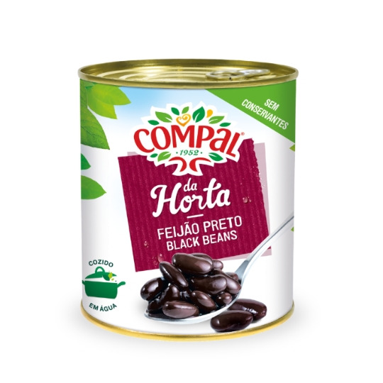 Haricots noirs cuits COMPAL