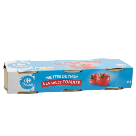 Miettes de Thon à la Sauce Tomate CARREFOUR