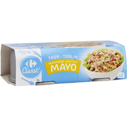 Miettes de Thon à la Sauce Mayonnaise et Légumes CARREFOUR CLASSIC'