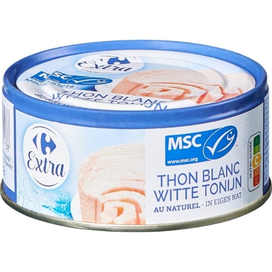 Thon Entier Blanc au Naturel MSC CARREFOUR EXTRA