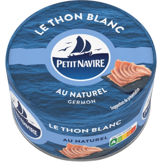 Thon Entier Blanc au Naturel PETIT NAVIRE