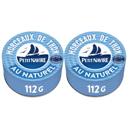 Morceaux de Thon au Naturel PETIT NAVIRE