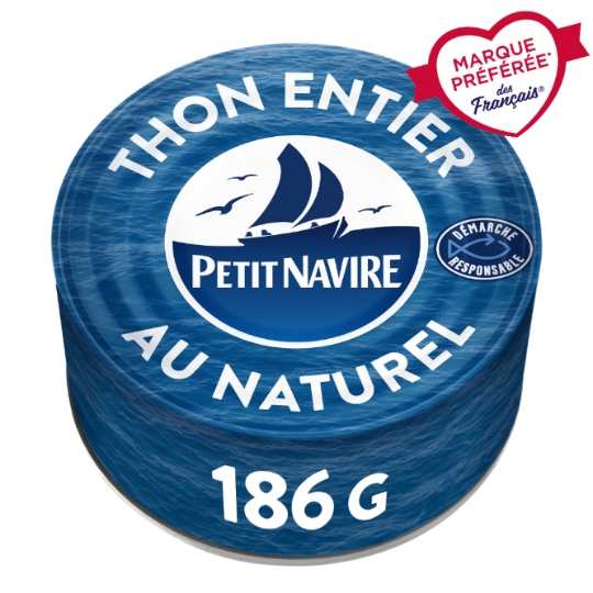 Thon Entier Albacore au Naturel PETIT NAVIRE
