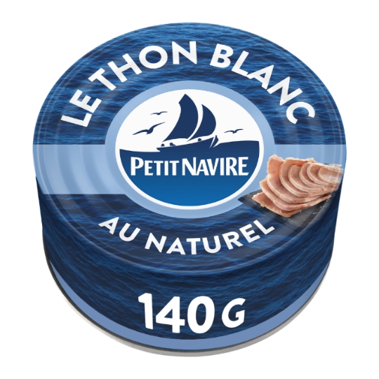 Thon Entier Blanc au Naturel PETIT NAVIRE
