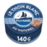 Thon Entier Blanc au Naturel PETIT NAVIRE