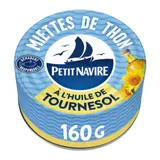 Miettes de Thon à l'Huile de Tournesol PETIT NAVIRE