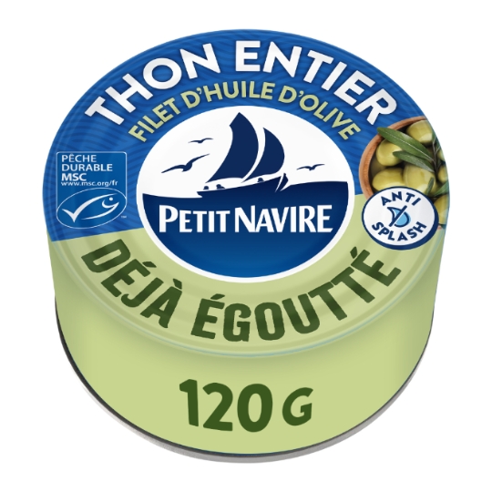 Thon Entier avec un Filet d'Huile d'Olive PETIT NAVIRE