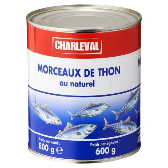 Morceaux de Thon au Naturel CHARLEVAL