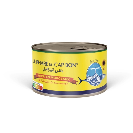 Thon Moreceaux Naturel Huile de Tournesol LE PHARE DU CAP BON