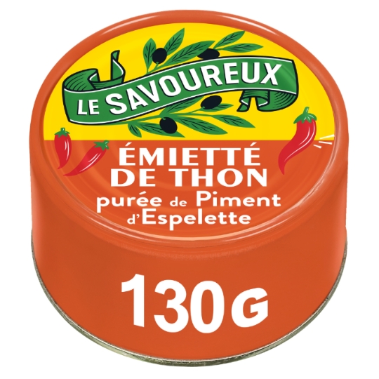 Emietté de Thon à la Purée de Piment d'Espelette LE SAVOUREUX