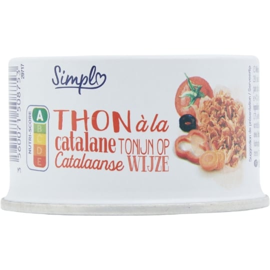 Miettes de Thon aux Légumes à la Catalane SIMPL