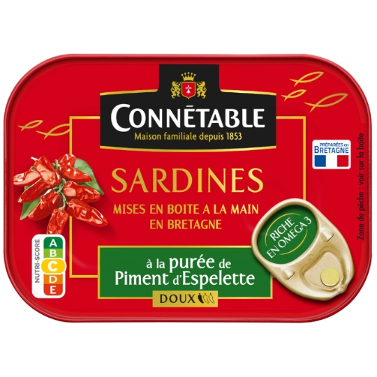 Sardines au Piment d'Espelette CONNETABLE