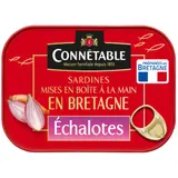 Sardines à l'Huile d'Olive Vierge Extra et Echalotes CONNETABLE