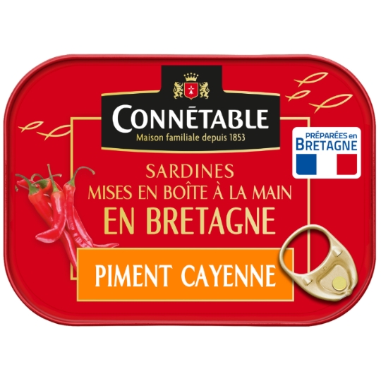 Sardines au Piment de Cayenne CONNETABLE