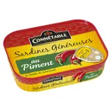 Sardines à l'Huile de Tournesol et Piment CONNETABLE